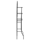 vidaXL fekete WC feletti tárolóállvány 60 x 33 x 174 cm