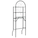vidaXL fekete WC feletti tárolóállvány 60 x 33 x 174 cm