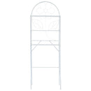 vidaXL fehér WC feletti tárolóállvány 60 x 33 x 174 cm