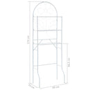 vidaXL fehér WC feletti tárolóállvány 60 x 33 x 174 cm