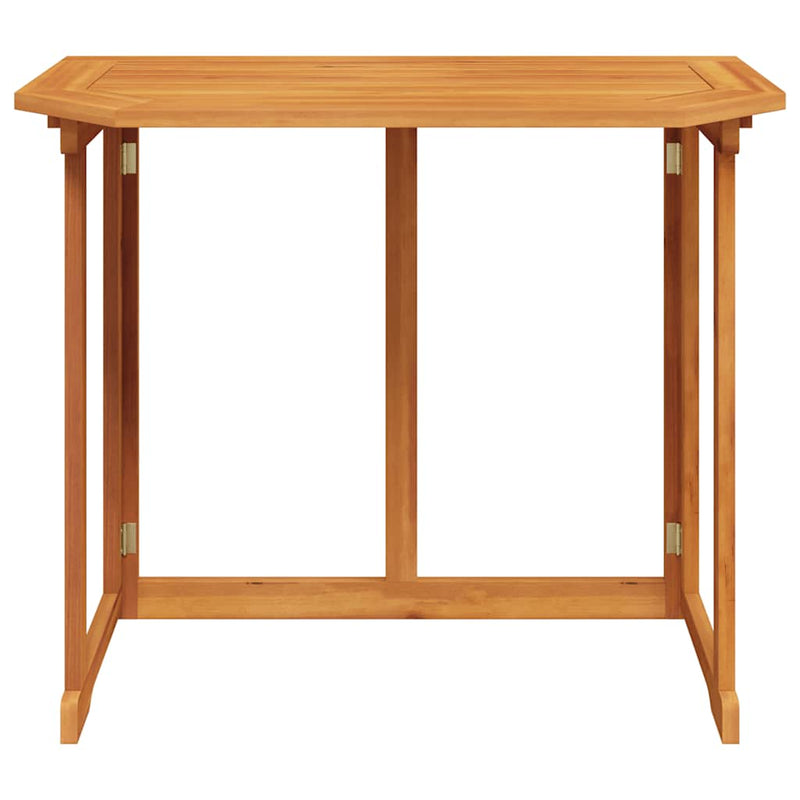 vidaXL tömör akácfa bisztró asztal 90 x 50 x 75 cm