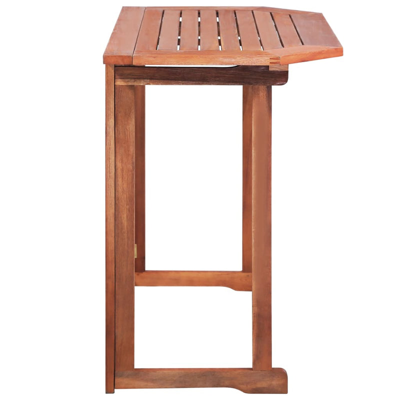 vidaXL tömör akácfa bisztró asztal 90 x 50 x 75 cm