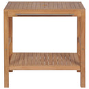 vidaXL tömör tíkfa fürdőszobai pipereszekrény 74 x 45 x 75 cm