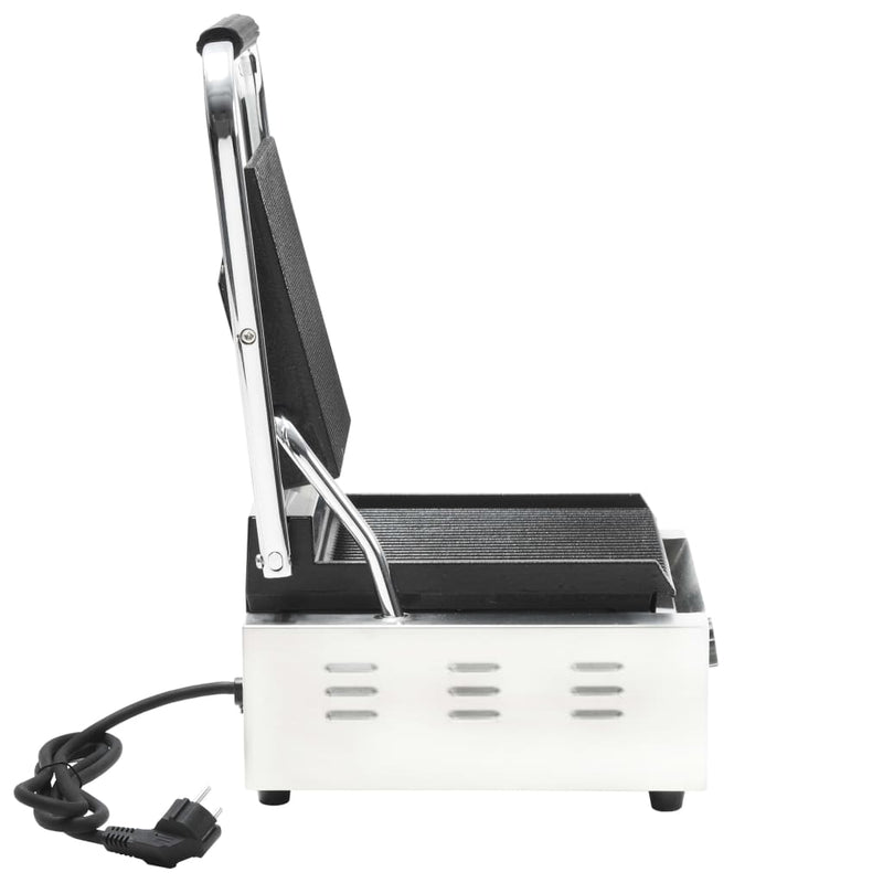 vidaXL kontaktgrill rozsdamentes acélból 1800 W 31 x 30,5 x 20 cm