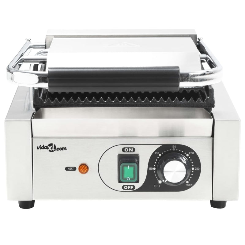 vidaXL kontaktgrill rozsdamentes acélból 1800 W 31 x 30,5 x 20 cm