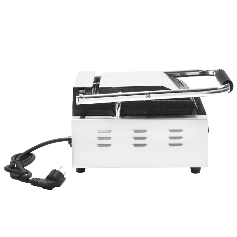 vidaXL kontaktgrill rozsdamentes acélból 1800 W 31 x 30,5 x 20 cm