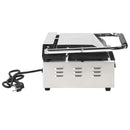 vidaXL bordás kontaktgrill 2200 W 43 x 30,5 x 20 cm