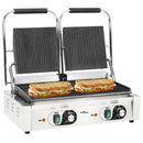vidaXL dupla kontaktgrill rozsdamentes acélból 3600 W 57x30,5x20 cm