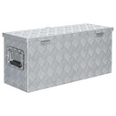 vidaXL ezüstszínű alumíniumdoboz 76,5 x 26,5 x 33 cm