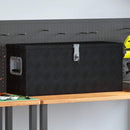 vidaXL ezüstszínű trapéz alakú alumíniumdoboz 70 x 24 x 42 cm