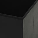 vidaXL 2 db fekete összecsukható műbőr tárolóülőke