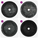 vidaXL fekete márvány mosdókagyló 40 x 12 cm