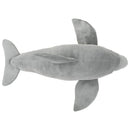 vidaXL szürke delfin plüssjáték