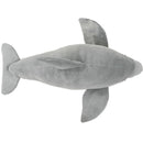 vidaXL szürke delfin plüssjáték