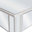 vidaXL tükrös MDF / üveg öltözőasztal ülőkével