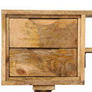 vidaXL tömör mangófa íróasztal 115 x 47 x 76 cm