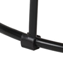 vidaXL tömör mangófa és acél dohányzóasztal 50 x 40 cm