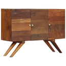 vidaXL barna tömör újrahasznosított fa tálalószekrény 110 x 30 x 75 cm