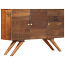 vidaXL barna tömör újrahasznosított fa tálalószekrény 110 x 30 x 75 cm