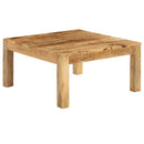 vidaXL tömör mangófa dohányzóasztal 80 x 80 x 40 cm