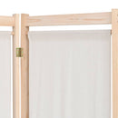 vidaXL krémszínű 5-paneles szövetparaván 200 x 170 x 4 cm