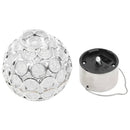 vidaXL 8 db függő napelemes lámpa RGB LED-égővel