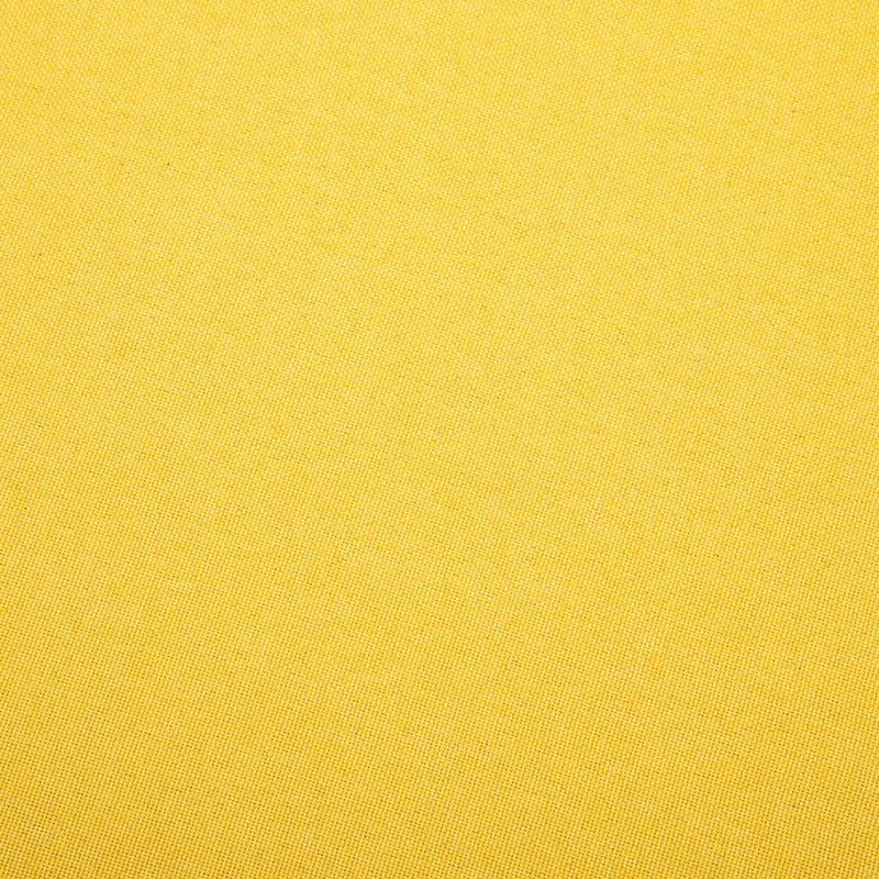 vidaXL sárga karfa nélküli szövetfotel