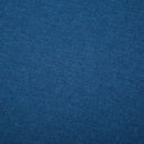 vidaXL L-alakú kék szövetkanapé 186 x 136 x 79 cm