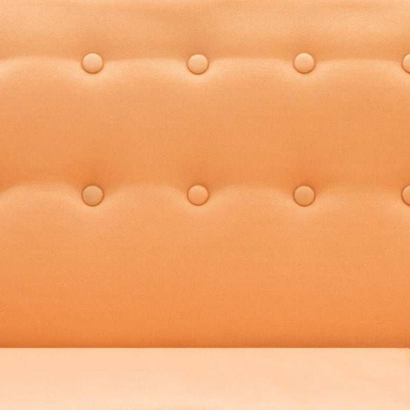 vidaXL L-alakú narancssárga szövet kanapé 171,5 x 138 x 81,5 cm