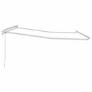 vidaXL Napernyő keret Fehér 350 x 250 cm Alumínium