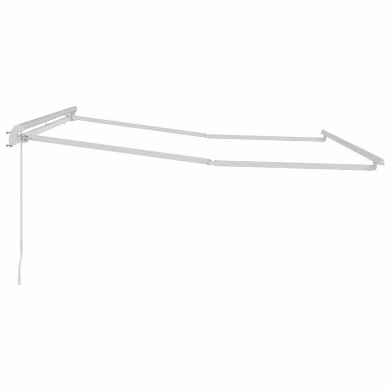 vidaXL Napernyő Fehér 3,5 x 2,5 m Fém