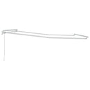 vidaXL Napernyő Fehér 4 × 3 m Fém