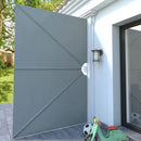 vidaXL szürke összecsukható terasz oldalárnyékoló 300 x 200 cm