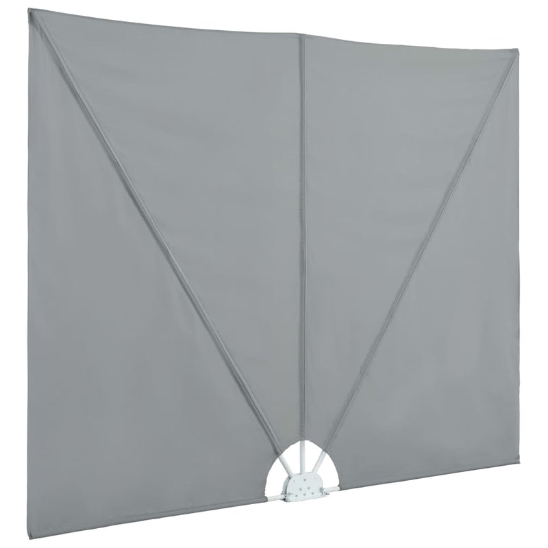 vidaXL szürke összecsukható terasz oldalárnyékoló 400 x 200 cm