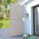 vidaXL krémszínű összecsukható terasz oldalárnyékoló 300 x 150 cm