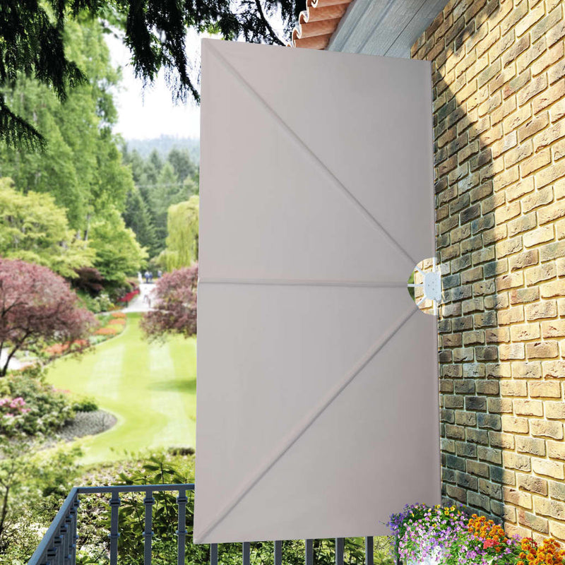 vidaXL krémszínű összecsukható terasz oldalárnyékoló 300 x 150 cm
