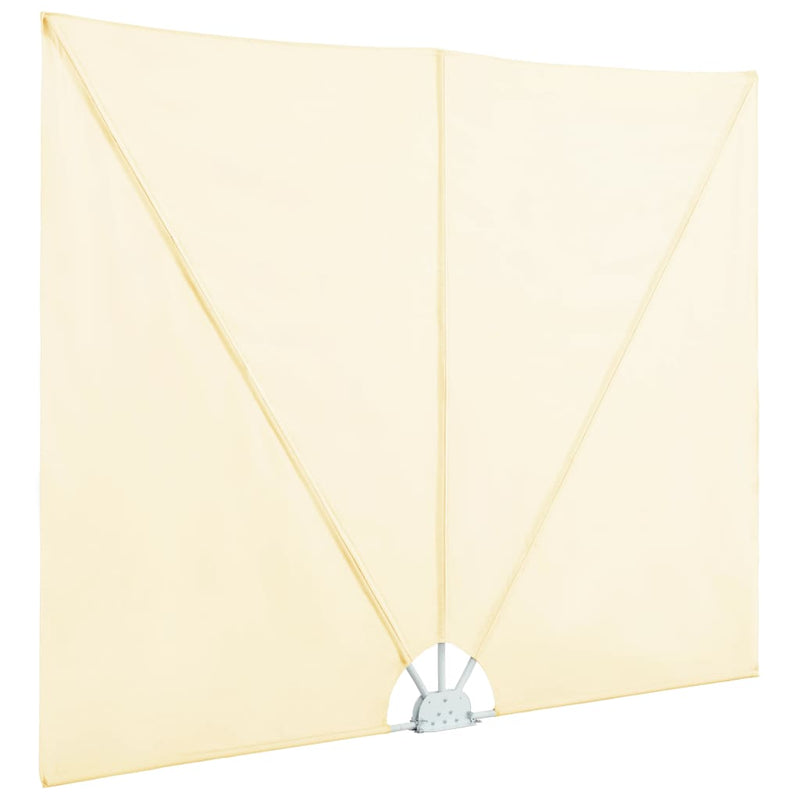 vidaXL krémszínű összecsukható terasz oldalárnyékoló 300 x 150 cm