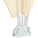 vidaXL krémszínű összecsukható terasz oldalárnyékoló 300 x 150 cm