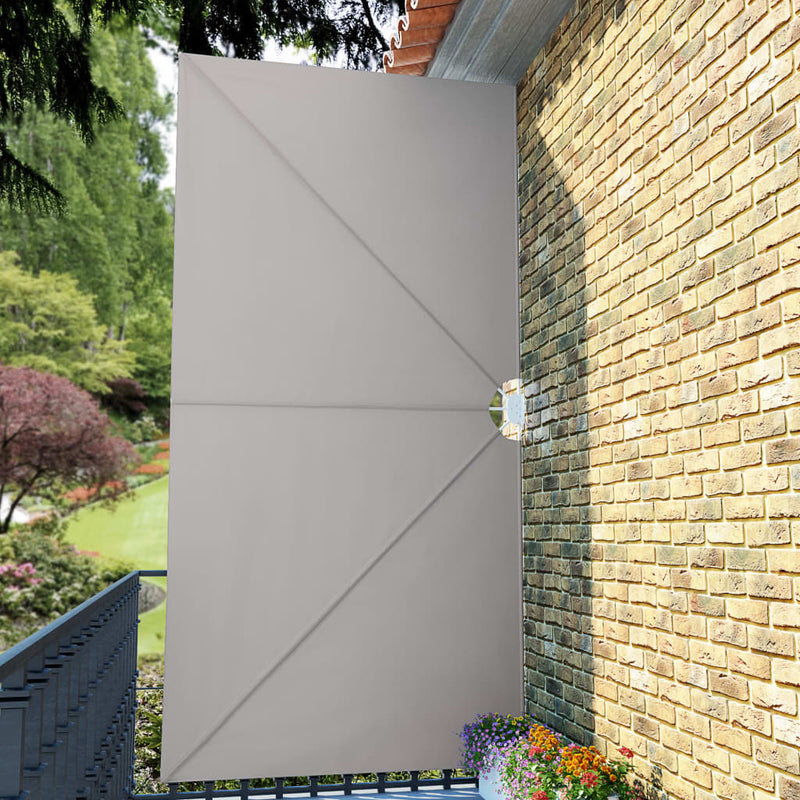 vidaXL krémszínű összecsukható terasz oldalárnyékoló 400 x 200 cm