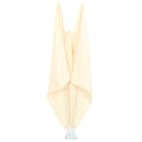 vidaXL krémszínű összecsukható terasz oldalárnyékoló 400 x 200 cm