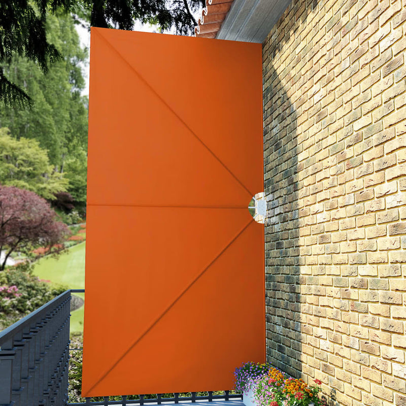 vidaXL terrakotta összecsukható erkély oldalárnyékoló 400 x 200 cm