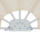 vidaXL krémszínű összecsukható terasz oldalárnyékoló 200 cm