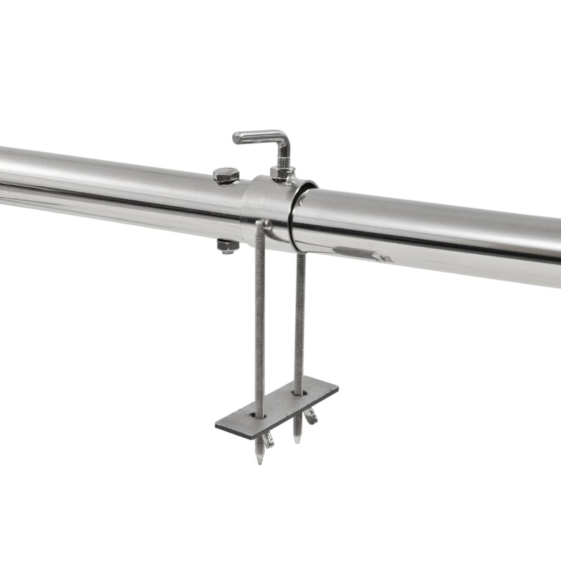 vidaXL automatikus motoros rozsdamentes acél grillnyárs 207x45x81 cm