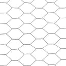 vidaXL szürke PVC-bevonatú acél csirkeháló drótkerítés 25 x 0,75 m