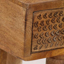 vidaXL tömör mangófa tálalóasztal 102 x 30 x 79 cm