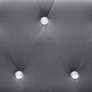 vidaXL szürke 3 személyes bársony Chesterfield kanapé 199x75x72 cm