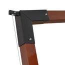 vidaXL tópszínű konzolos kerti napernyő farúddal 400 x 300 cm