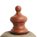 vidaXL tópszínű kültéri napernyő farúddal 350 cm