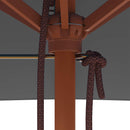 vidaXL antracitszürke kültéri napernyő farúddal 150 x 200 cm