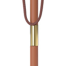 vidaXL terrakotta kültéri napernyő farúddal 150 x 200 cm